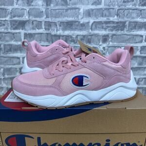 Champion 93 Eighteen Classic Pink White Kids Sneaker CM100239Y Youth Size 6 New